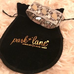 Silver Stone Stretch Bracelet